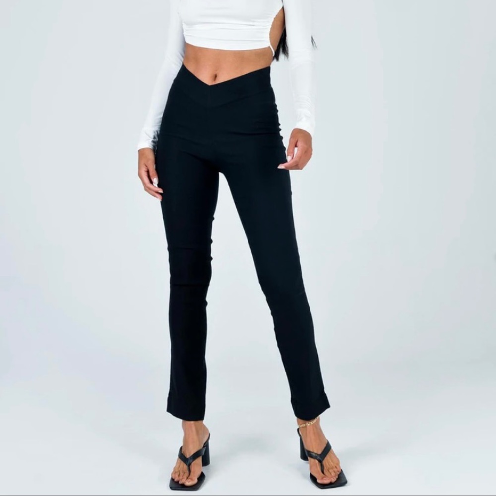 Princess Polly mikaela pants size 4 (black)